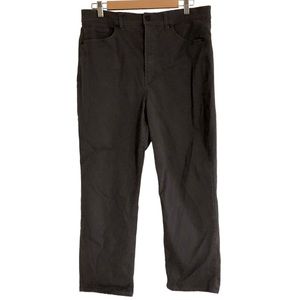 Express Women’s Slim Straight Super High Rise Lightweight Pants, Brown Size 12S